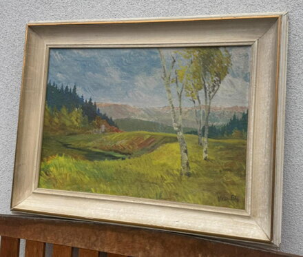 BŘÍZY NA SVAHU U ŘEKY - SIGNOVÁN