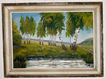 BŘÍZY U RYBNÍKA - SIGNOVÁN