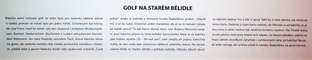 GOLF NA STARÉM BĚLIDLE - ČECH RINGO FRANTIŠEK