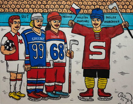 JÁGR, GRETZKY A BICAN VSTUPUJÍ DO SPARTY - ČECH FRANTIŠEK RINGO