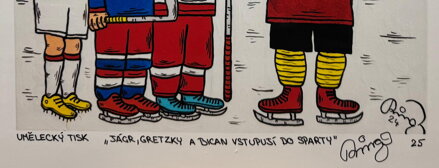 JÁGR, GRETZKY A BICAN VSTUPUJÍ DO SPARTY - ČECH FRANTIŠEK RINGO