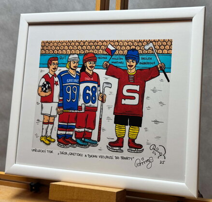 JÁGR, GRETZKY A BICAN VSTUPUJÍ DO SPARTY - ČECH FRANTIŠEK RINGO