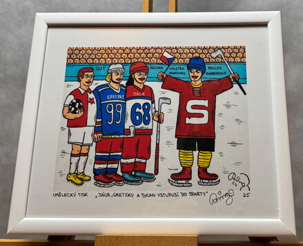 JÁGR, GRETZKY A BICAN VSTUPUJÍ DO SPARTY - ČECH FRANTIŠEK RINGO