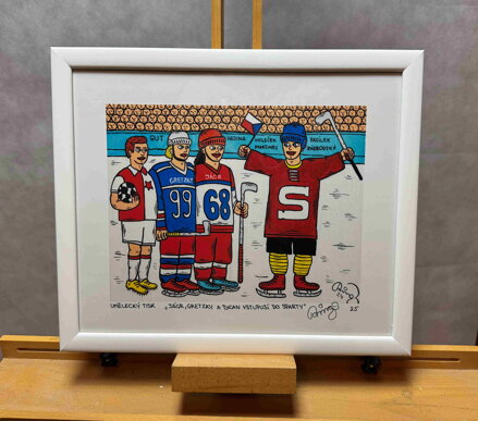 JÁGR, GRETZKY A BICAN VSTUPUJÍ DO SPARTY - ČECH FRANTIŠEK RINGO