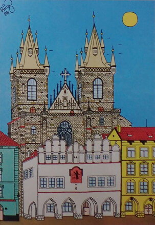 PRAHA TÝNSKÝ CHRÁM A ŠKOLA - ČECH FRANTIŠEK RINGO