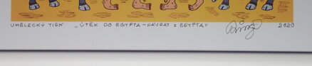 ÚTĚK DO EGYPTA - NÁVRAT Z EGYPTA - ČECH FRANTIŠEK RINGO
