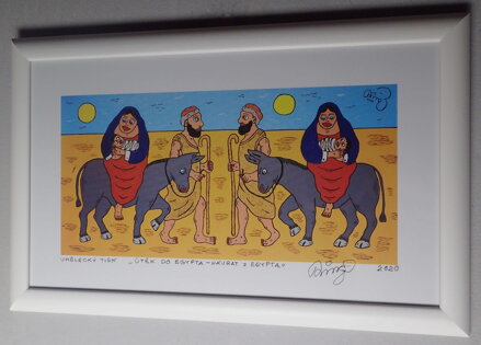 ÚTĚK DO EGYPTA - NÁVRAT Z EGYPTA - ČECH FRANTIŠEK RINGO