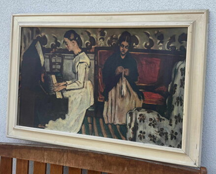 MLADÁ DÍVKA U KLAVÍRU - CÉZANNE PAUL