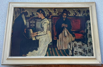 MLADÁ DÍVKA U KLAVÍRU - CÉZANNE PAUL