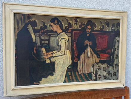 MLADÁ DÍVKA U KLAVÍRU - CÉZANNE PAUL
