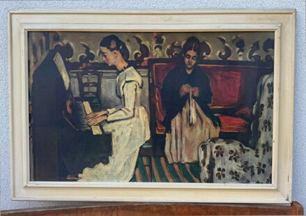 MLADÁ DÍVKA U KLAVÍRU - CÉZANNE PAUL