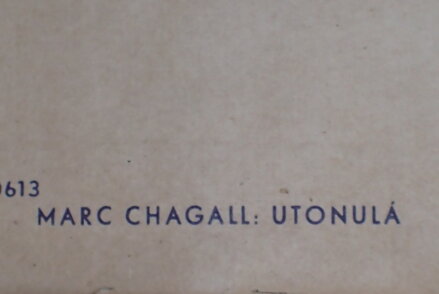 CHAGALL MARC UTONULÁ - REPRODUKCE
