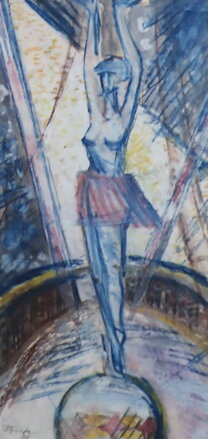 CIRKUSOVÁ TANEČNICE - SIGNOVÁN