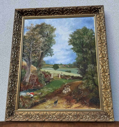 THE CORNFIELD KUKUŘIČNÉ POLE MALOVANÁ - REPRODUKCE OBRAZU - CONSTABLE JOHN