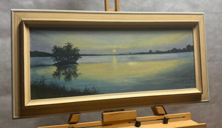 ZÁPAD SLUNCE NAD VODNÍ HLADINOU - DOBIÁŠ FRANTIŠEK ZÁPAD SLUNCE NAD VODNÍ HLADINOU - DOBIÁŠ FRANTIŠEK