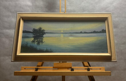 ZÁPAD SLUNCE NAD VODNÍ HLADINOU - DOBIÁŠ FRANTIŠEK ZÁPAD SLUNCE NAD VODNÍ HLADINOU - DOBIÁŠ FRANTIŠEK