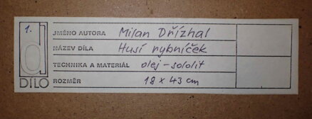HUSÍ RYBNÍČEK II - DŘÍZHAL MILAN