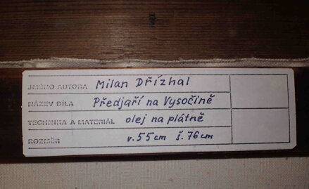 PŘEDJAŘÍ NA VYSOČINĚ - DŘÍZHAL MILAN