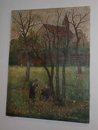 PODZIM V ZAHRADĚ ZA KOSTELEM - FRANKSTÄTTER FR.
