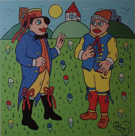 AŽ UVIDÍŠ KOMUS KOUPIL NEVĚSTU, SMUTNĚ NASTOUPÍŠ ZPÁTEČNÍ CESTU... - ČECH RINGO FRANTIŠEK