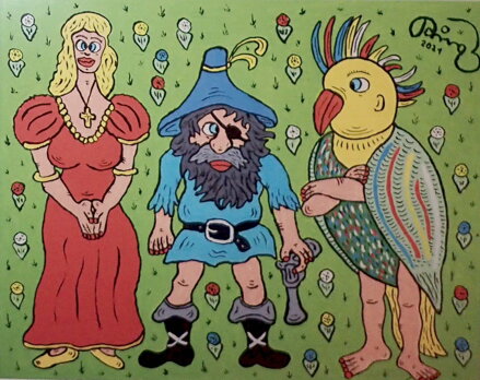 LUCREZIA BORGIA, LUPIČ WILLY A PAPOUŠEK KAKADU - ČECH RINGO FRANTIŠEK