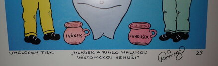 MLÁDEK A RINGO MALUJOU VĚSTONICKOU VENUŠI - ČECH RINGO FRANTIŠEK