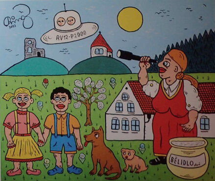 UFO NA STARÉM BĚLIDLE - ČECH RINGO FRANTIŠEK
