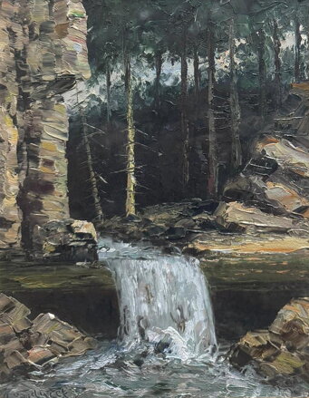 VODOPÁD SATINA POD LYSOU - HAJDUČEK ADOLF