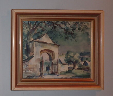 BOJANOV KOSTEL SV. VÍTA VSTUPNÍ BRÁNA - HAŠEK JOSEF