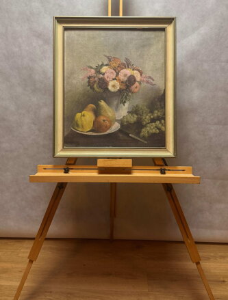 ZÁTIŠÍ S OVOCEM A KVĚTINAMI - REPRODUKCE - HENRI FANTIN-LATOUR