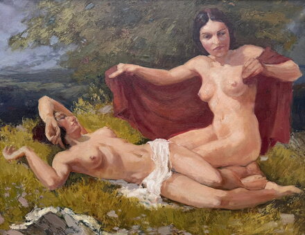 AKTY DVOU ŽEN V PŘÍRODĚ - HLAVSA JAROMÍR JAN