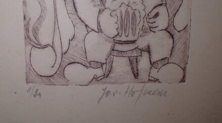 SKŘÍTEK S PIVEM - HOFMAN JOSEF