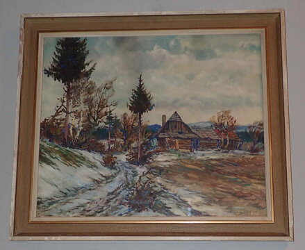 PRVNÍ SNÍH U ROUBENKY - HOLEC KAREL