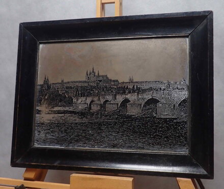 HRADČANY A KARLŮV MOST - NEZNÁMÝ AUTOR