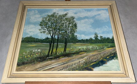 STROMY U POTOKA - NEZNÁMÝ AUTOR