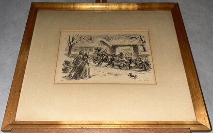 KOŇSKÝ POVOZ NA NÁVSI - KOTRBA EMIL