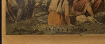 OLDŘICH A BOŽENA - MATHAUSER JOSEF - REPRODUKCE OLDŘICH A BOŽENA - MATHAUSER JOSEF - REPRODUKCE