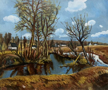 POTOK U VESNICE - NEZNÁMÝ AUTOR