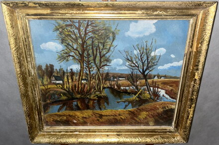 POTOK U VESNICE - NEZNÁMÝ AUTOR