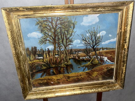 POTOK U VESNICE - NEZNÁMÝ AUTOR