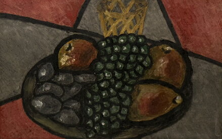 KUBISTICKÉ ZÁTIŠÍ S OVOCEM - BURIAN KAREL