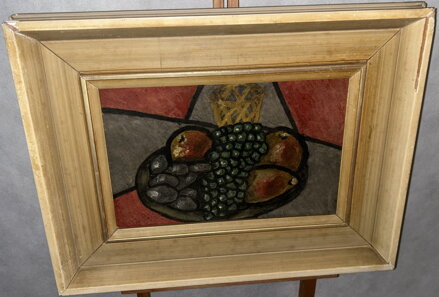 KUBISTICKÉ ZÁTIŠÍ S OVOCEM - BURIAN KAREL