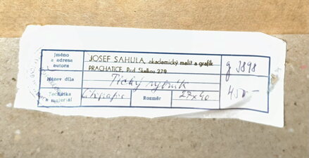 TICHÝ RYBNÍK - SAHULA JOSEF