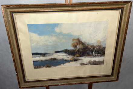 ZASNĚŽENÉ LOUKY LEMOVANÉ LESEM - SIGNOVÁN