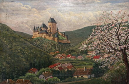 JARO POD KARLŠTEJNEM - SIGNOVÁN