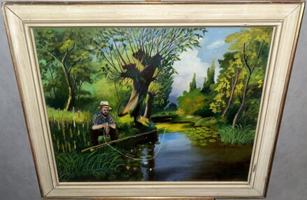 RYBÁŘ S RYBOU - SIGNOVÁN