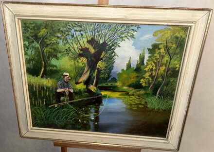 RYBÁŘ S RYBOU - SIGNOVÁN