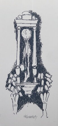 KYVADLOVÉ HODINY A TULIPÁNY - KOMÁREK VLADIMÍR