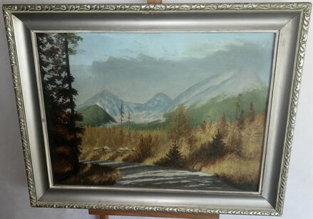 PROSLUNĚNÁ CESTA POD HORAMI - NEZNÁMÝ AUTOR