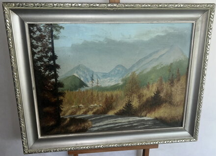 PROSLUNĚNÁ CESTA POD HORAMI - NEZNÁMÝ AUTOR